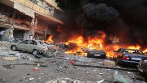 استشهاد واصابت العشرات من المدنيين بينهم نساء وأطفال جراء تفجير تكفيري